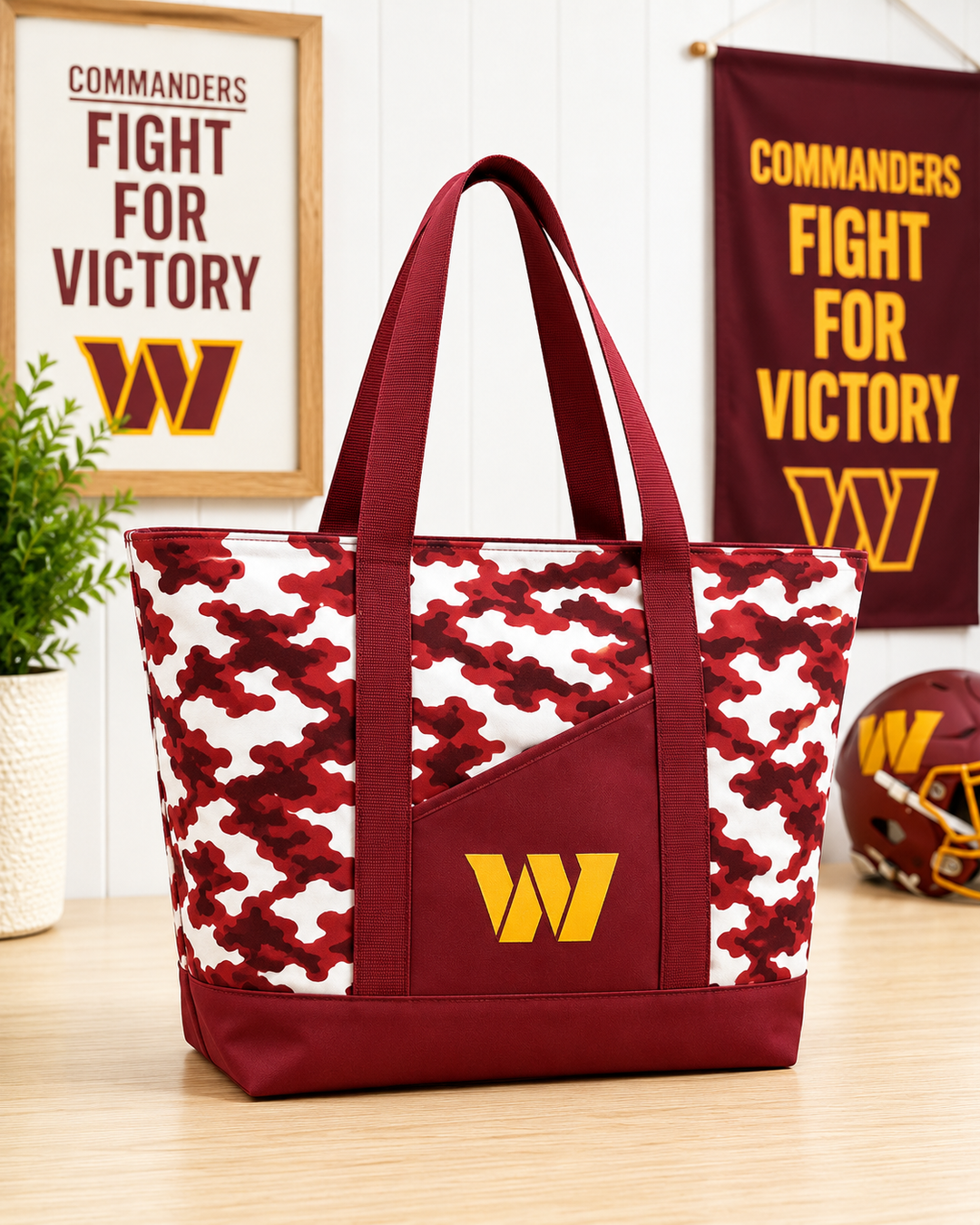 Washington Commanders Littlearth Super-Duty Camo Tote Bag - NFL – Black (UK Ready)