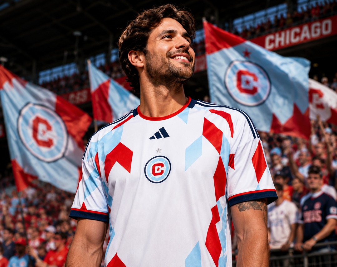 Chicago Fire MLS adidas 2024 A Kit For All Replica Jersey – White – 2XL (UK Stock)