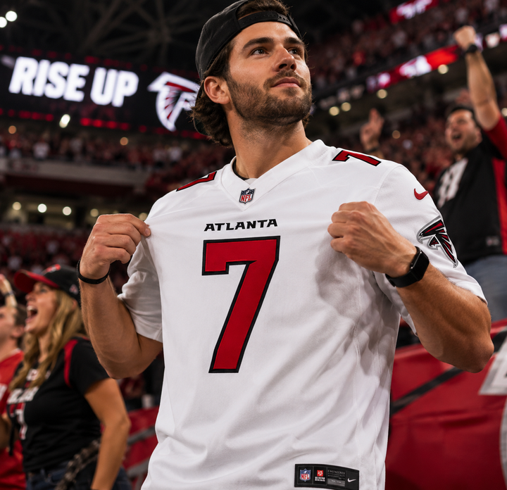 Atlanta Falcons Bijan Robinson Jersey - NFL Nike Vapor F.U.S.E. Limited – White - Small (UK Ready)
