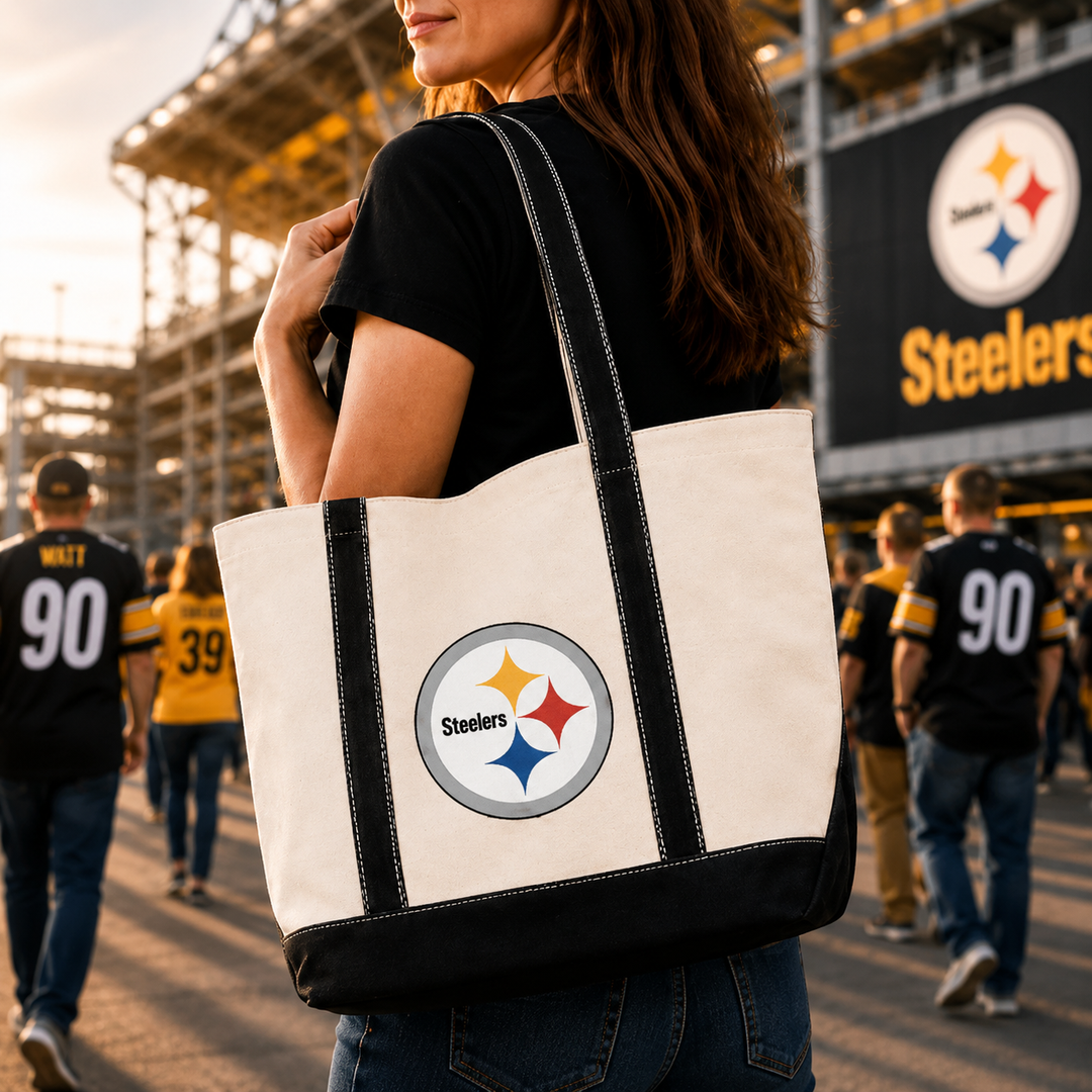 Pittsburgh Steelers NFL Canvas Tote Bag (UK Stock)