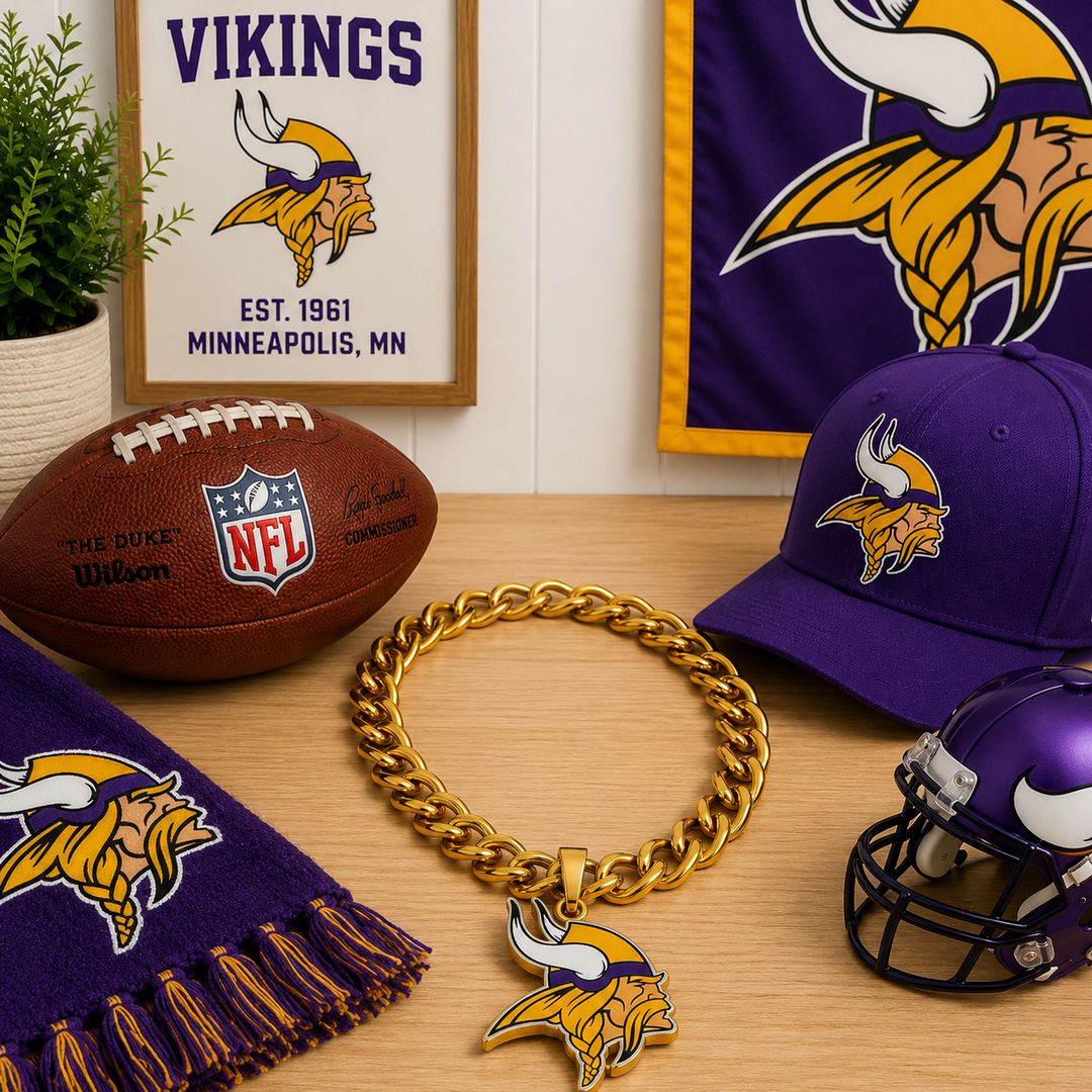 Minnesota Vikings NFL Logo FanFave Fan Chain – (UK Stock)