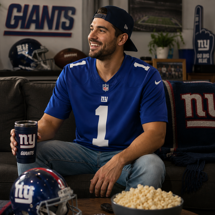 New York Giants NFL Malik Nabers Nike Vapor F.U.S.E. Limited Jersey – Royal (USA Stock)