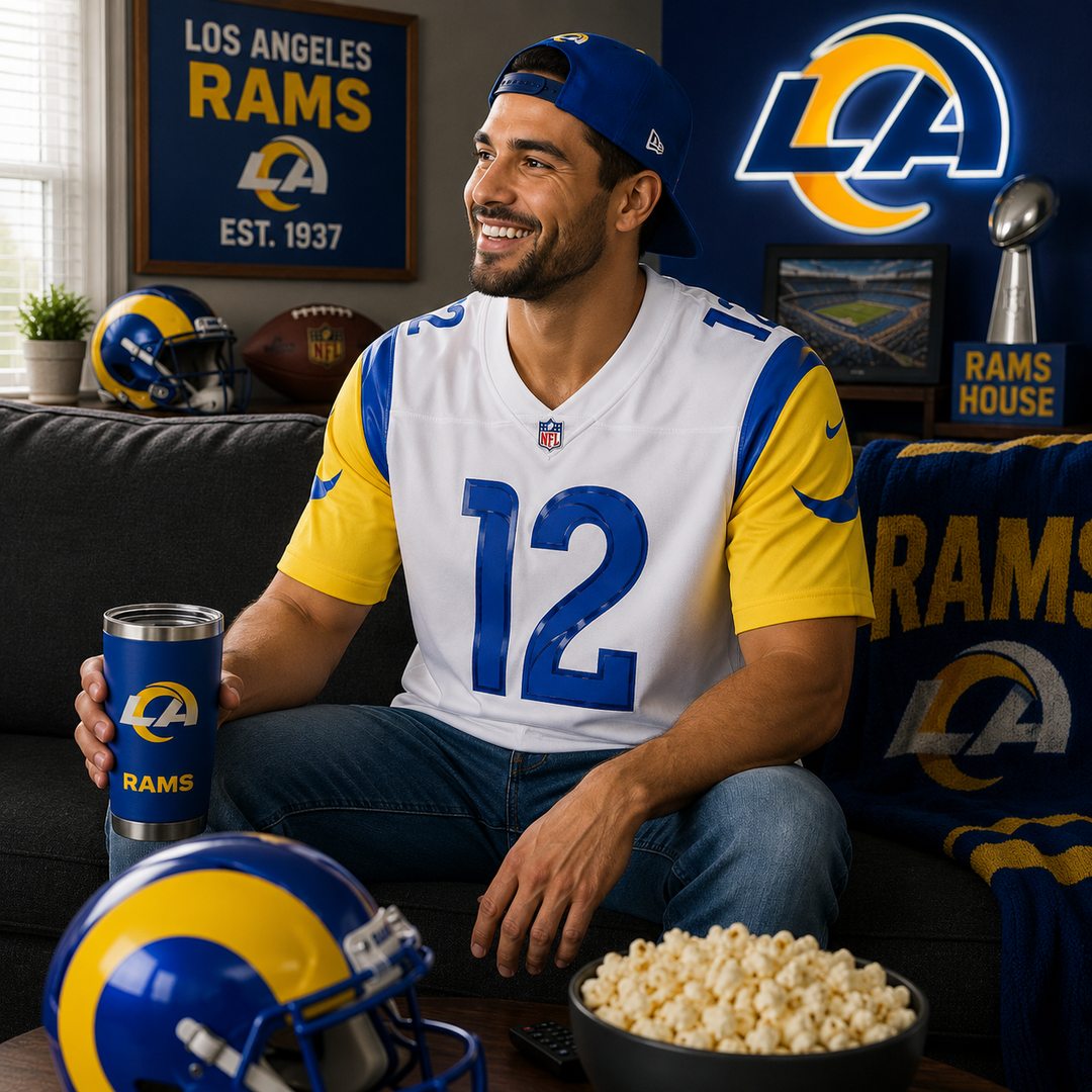 Los Angeles Rams NFL Puka Nacua Nike Game Player Jersey – White (USA Stock)
