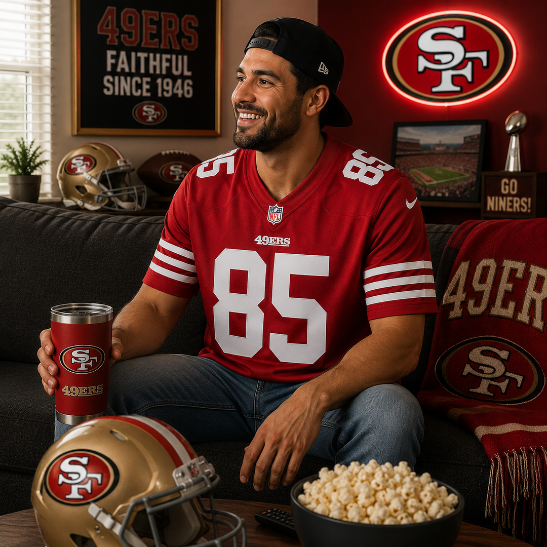 San Francisco 49ers NFL George Kittle Nike Player Game Jersey - Scarlet (USA Stock)