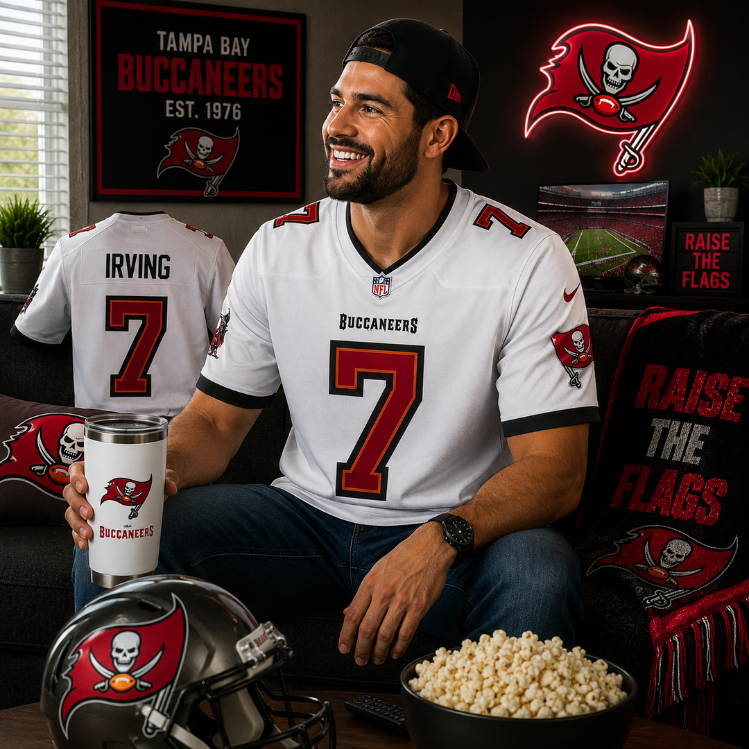 Tampa Bay Buccaneers NFL Bucky Irving Nike Game Jersey – White – XL (UK Stock)