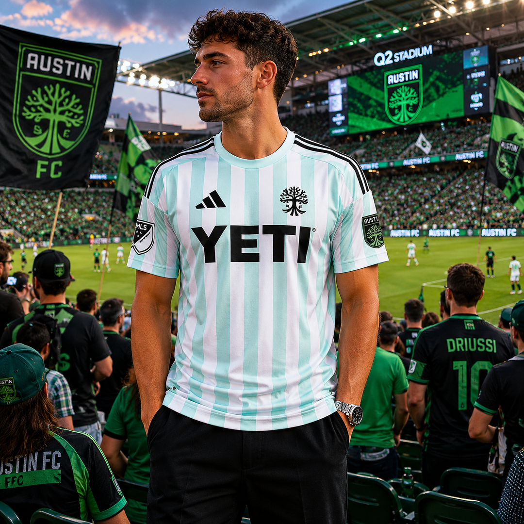 Austin FC MLS adidas 2026 Rooted In Austin Kit Replica Jersey – White (USA Stock)