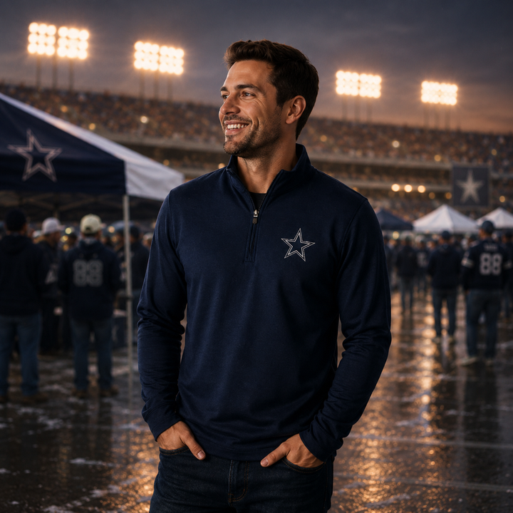 Dallas Cowboys NFL Quarterback Quarter-Zip Top  