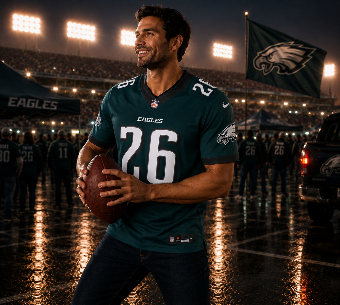 Philadelphia Eagles Saquon Barkley Jersey - NFL Nike Vapor F.U.S.E. Limited – Midnight Green (USA Sourced)