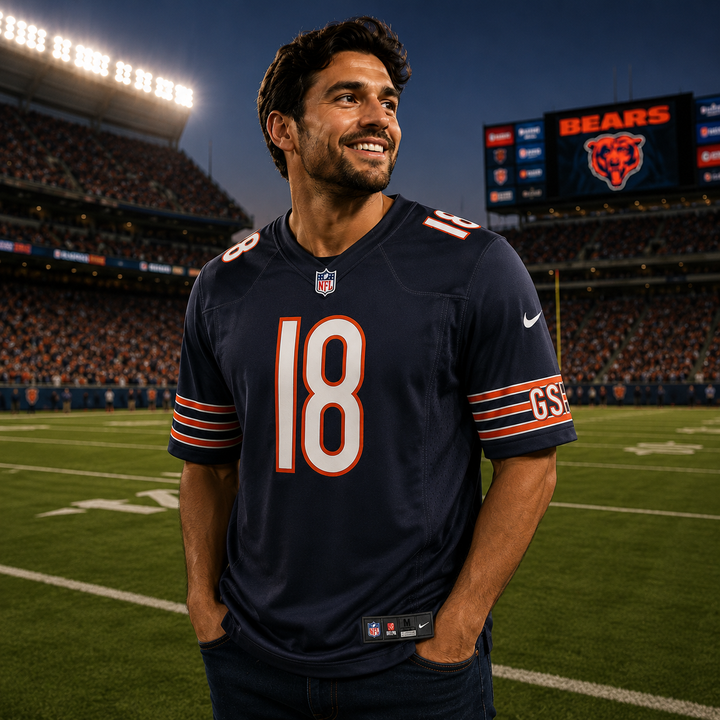 Chicago Bears Caleb Williams Jersey - NFL Nike Player Game – Navy – XL (UK Ready)