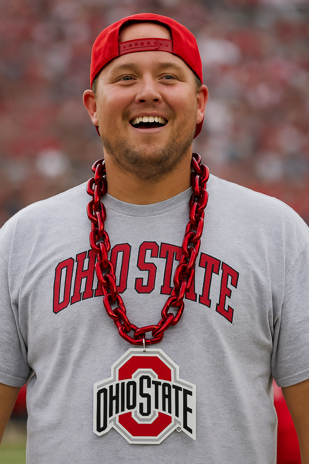 Ohio State Buckeyes NCAA UK Logo FanFave Fan Chain (UK Stock) - UKASSNI