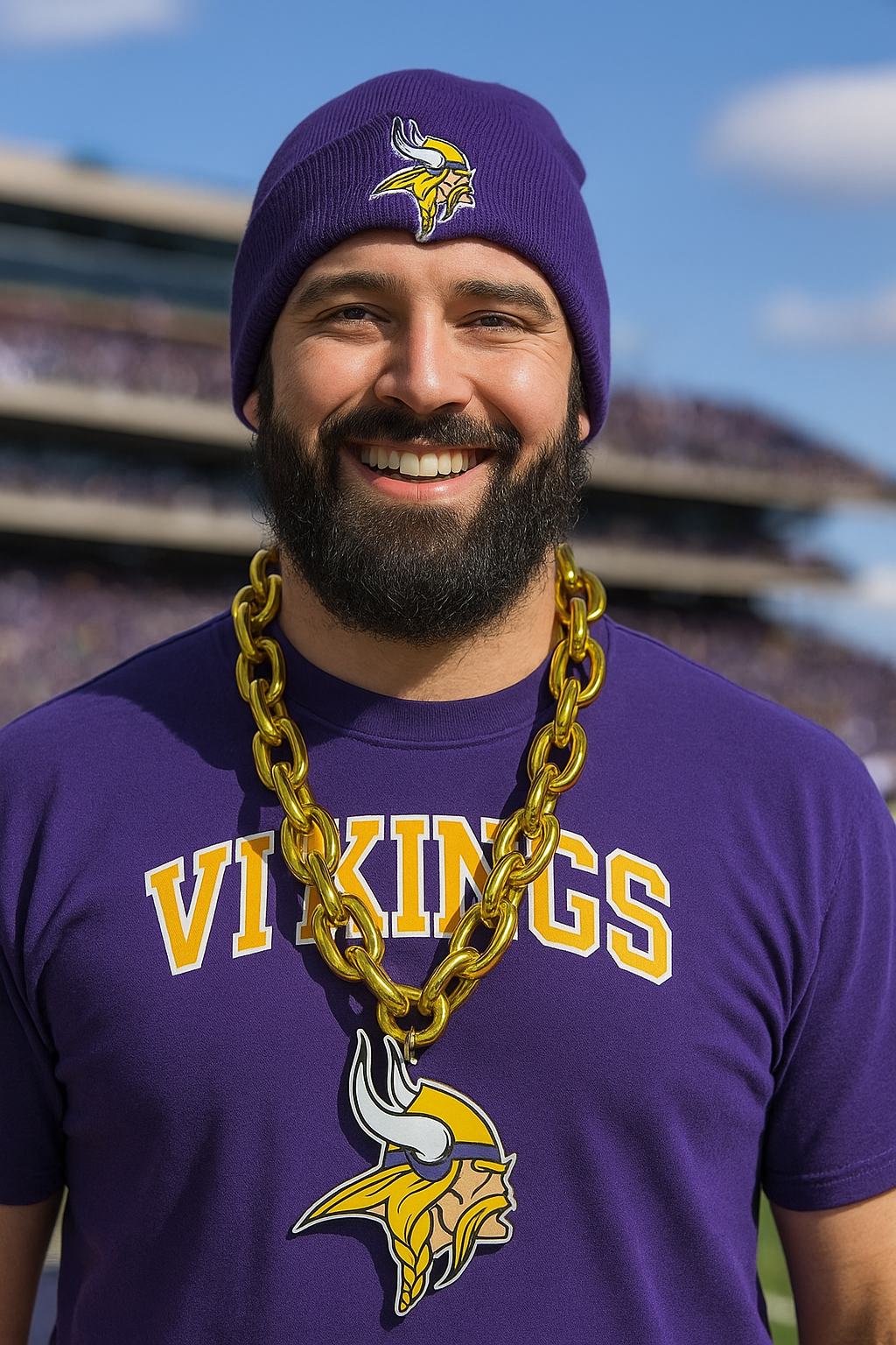 Minnesota Vikings NFL Logo FanFave Fan Chain – (UK Stock) - UKASSNI