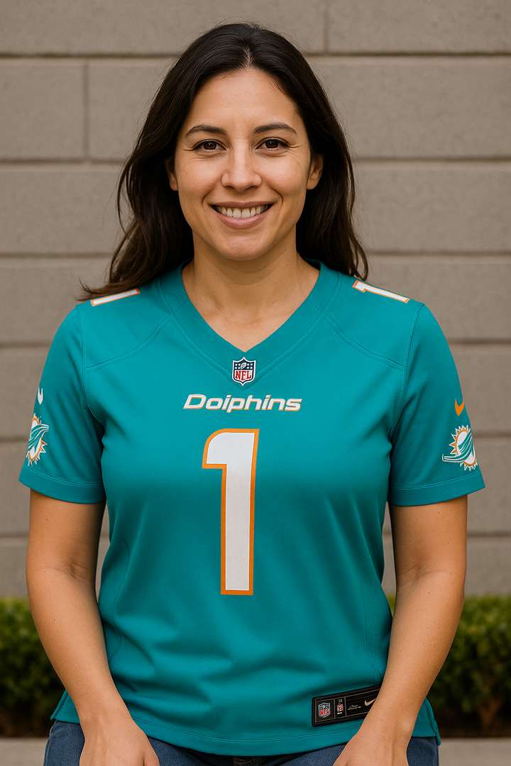 Tua Tagovailoa NFL UK Medium Miami Dolphins Nike Women's Game Jersey – Aqua (UK Stock) - UKASSNI