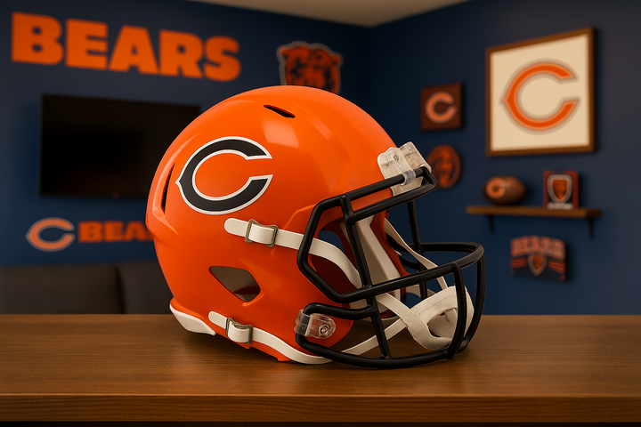 Chicago Bears NFL Riddell Alternate Speed Mini Helmet – (UK Stock) - UKASSNI