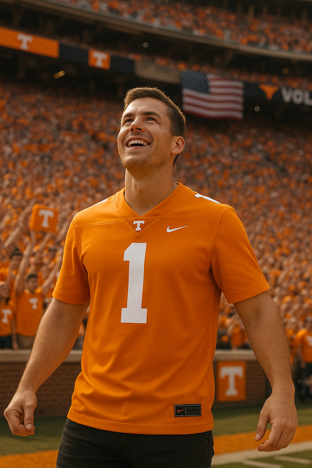 Tennessee Volunteers NCAA Nike Game Jersey – Tennessee Orange (Medium) (UK Stock)