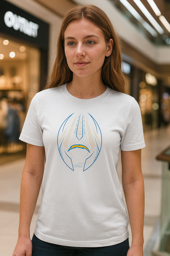 Los Angeles Chargers NFL Large Nike Team Legend Icon Performance T-Shirt – White (UK Stock) - UKASSNI