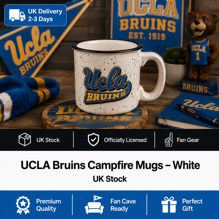UCLA Bruins Campfire Mugs – White (UK Stock)