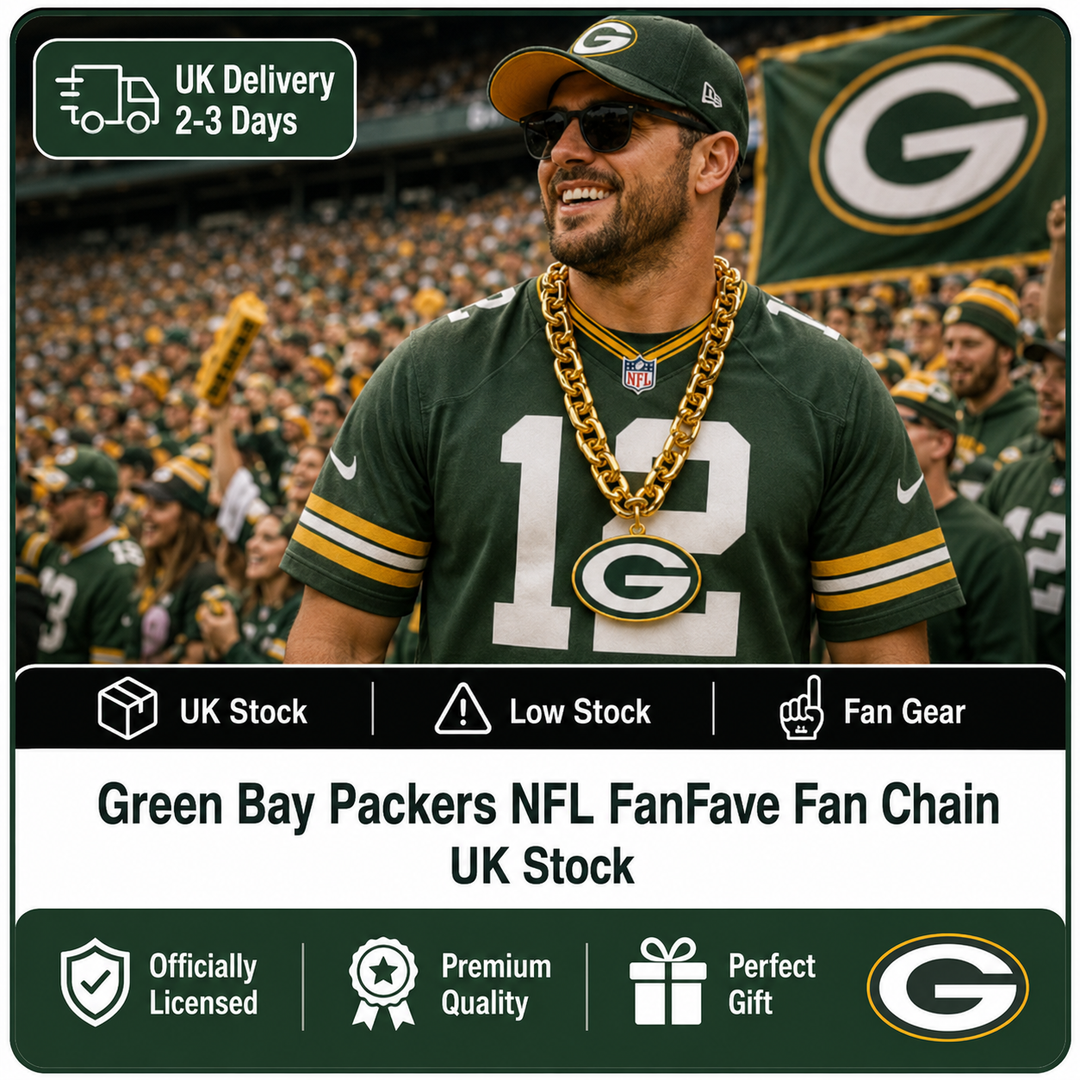 Green Bay Packers NFL FanFave Fan Chain (UK Stock)