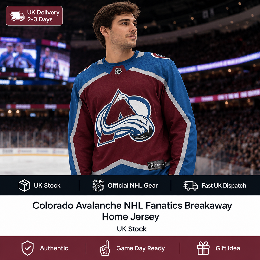Colorado Avalanche NHL Fanatics Breakaway Home Jersey – Maroon – XL (UK Stock)