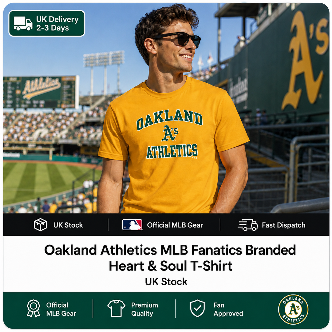 T-Shirt Oakland Athletics Fanatics Branded Heart &amp;amp; Soul - Or