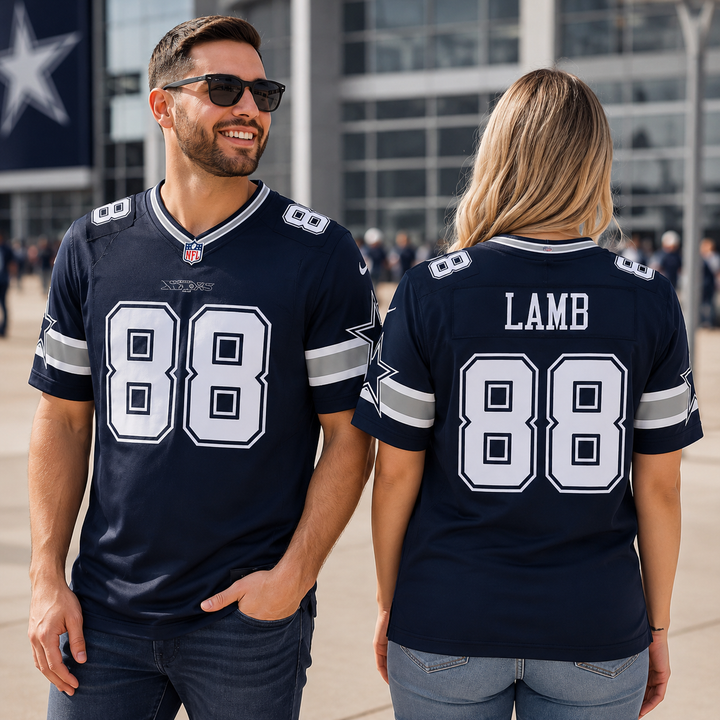 Dallas Cowboys NFL CeeDee Lamb Nike Vapor F.U.S.E. Limited Jersey – Navy (UK Stock)