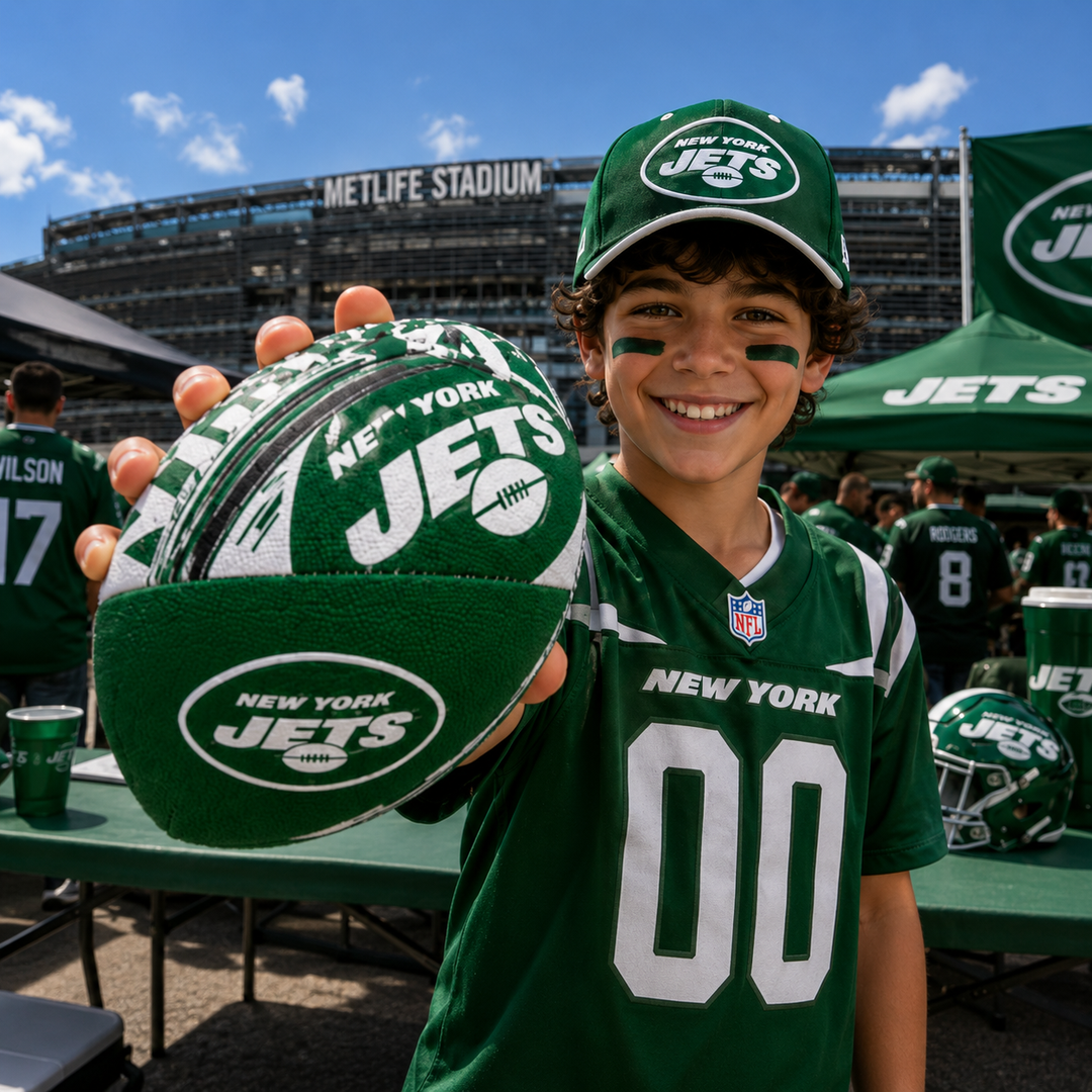 New York Jets NFL Air Tech Mini Football – (UK Stock)