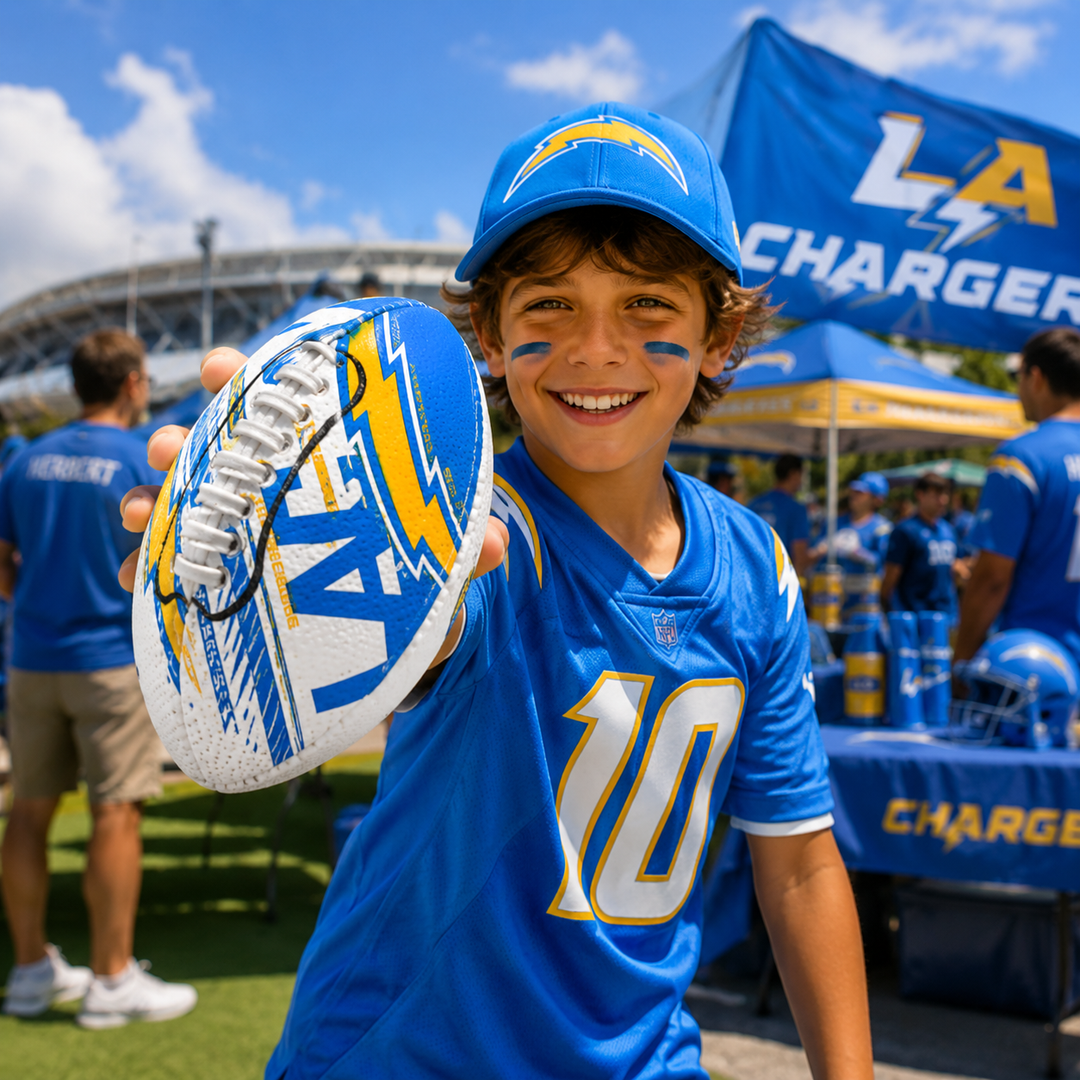 Los Angeles Chargers NFL Air Tech Mini Football (UK Stock)