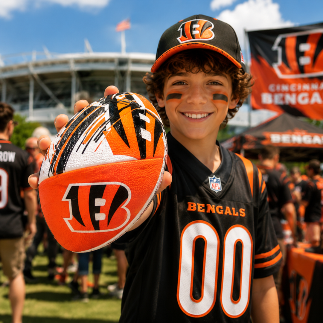 Cincinnati Bengals NFL Air Tech Mini Football – (UK Stock)