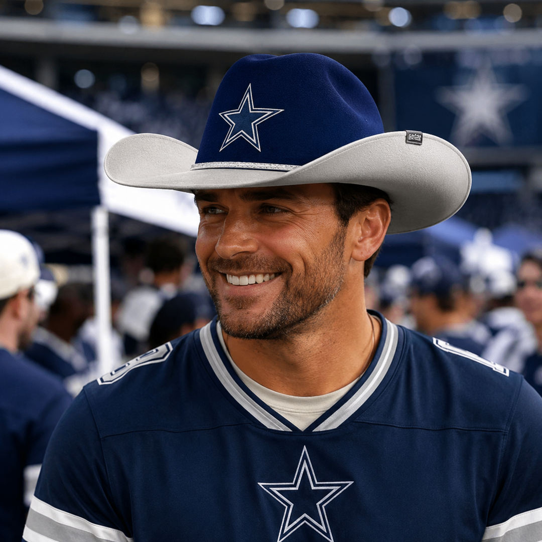 Dallas Cowboys NFL Two-Tone Cowboy Hat (UK Ready)