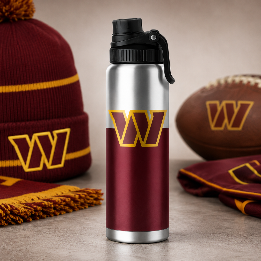 Washington Commanders NFL 21oz. Twist Top Water Bottle (UK Stock)