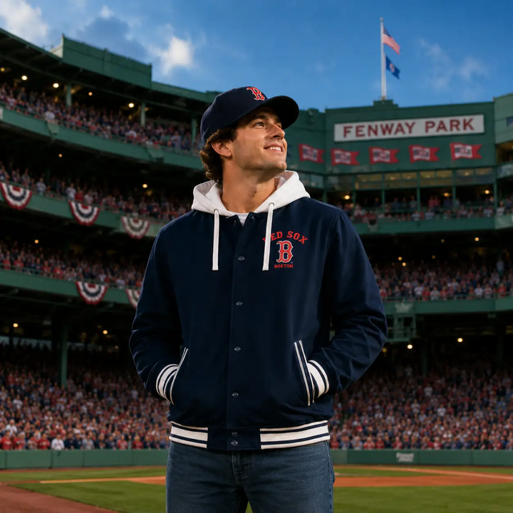 Boston Red Sox Darius Rucker Collection by Fanatics Full-Snap Hooded Jacket – Navy – 2XL (UK Stock) by Darius Rucker