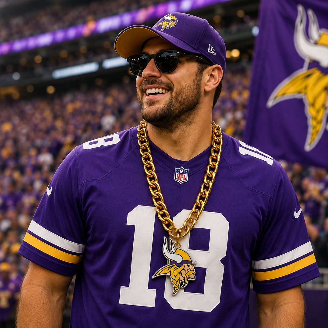 Minnesota Vikings NFL Logo FanFave Fan Chain – (UK Stock)