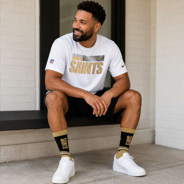 T-Shirt Nike Sideline Impact Legend Performance New Orleans Saints - Blanc