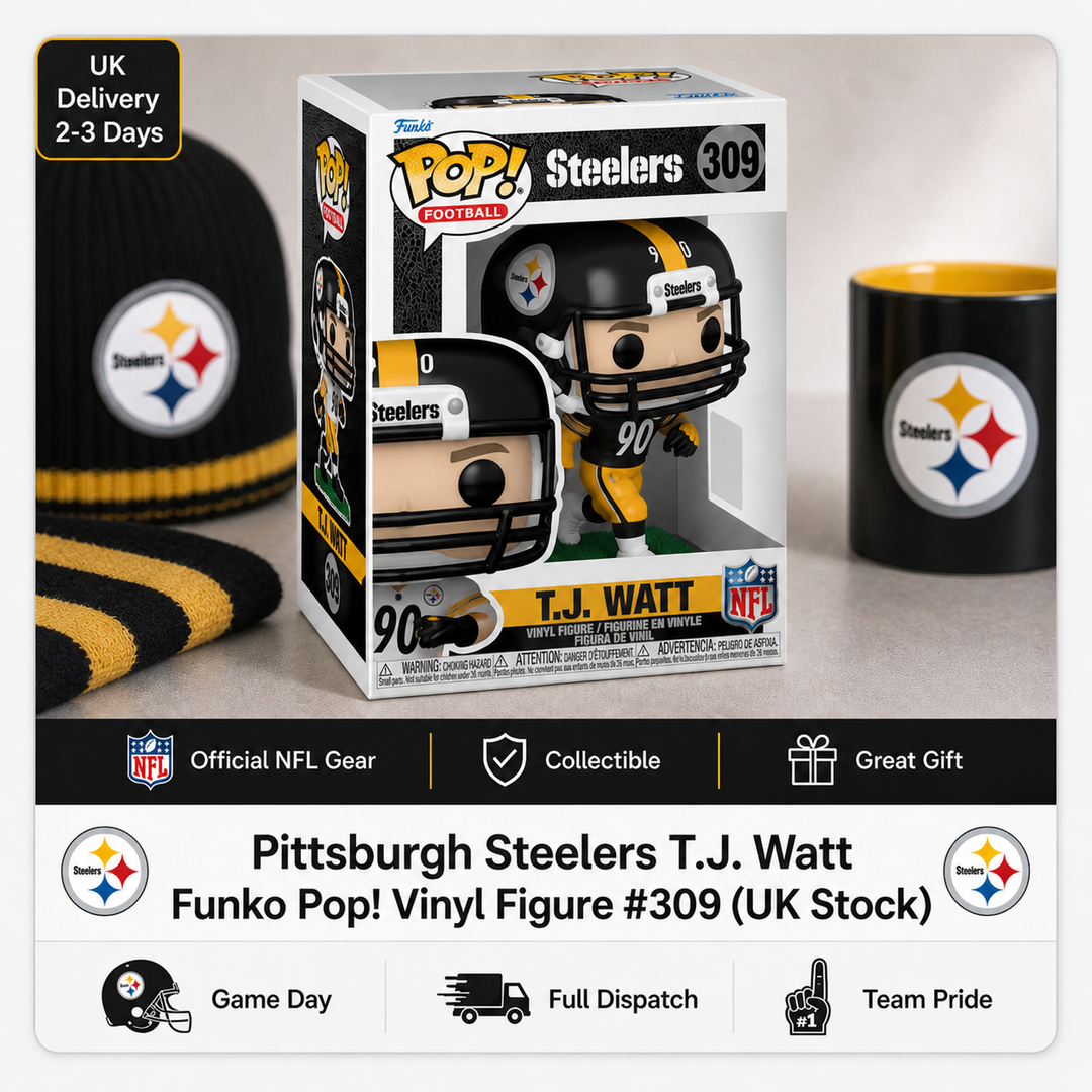 Pittsburgh Steelers NFL T.J. Watt Funko Pop! Vinyl Figure (UK Stock) - UKASSNI