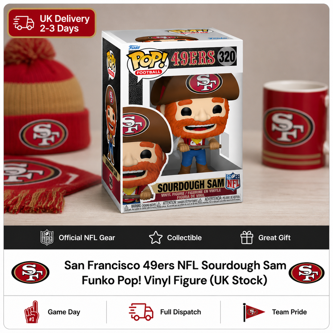 San Francisco 49ers NFL Sourdough Sam Funko Pop! Vinyl Figure (UK Stock) - UKASSNI