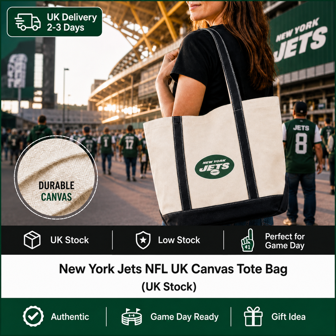 New York Jets NFL Canvas Tote Bag – (UK Stock)
