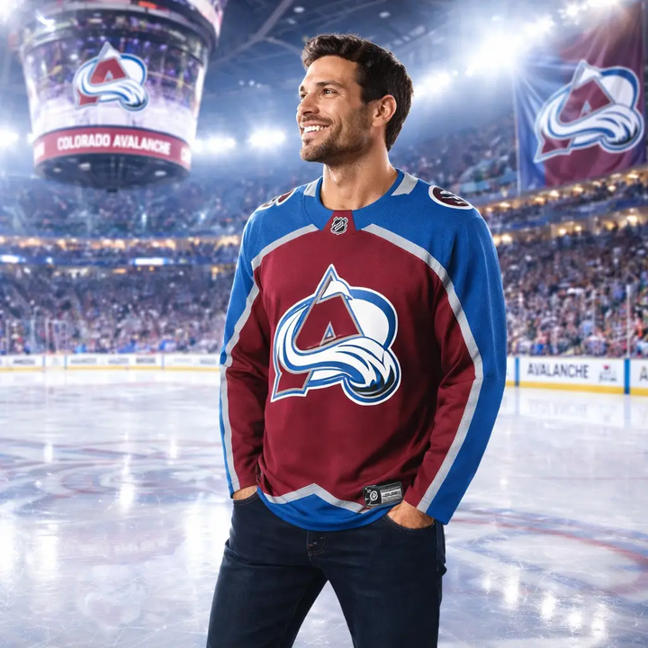 Colorado Avalanche Jersey – NHL Fanatics Breakaway Avalanche – Maroon (UK Ready) by Fanatics Branded