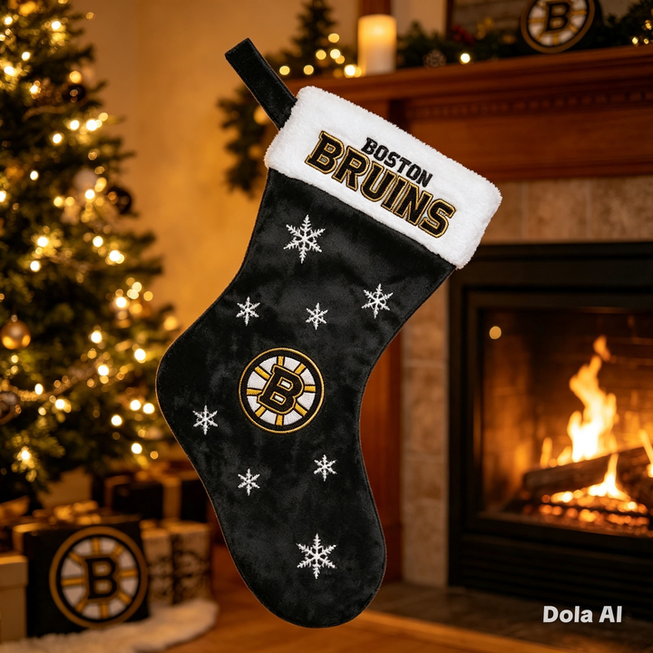 Boston Bruins Stocking – NHL UK Embroidered – (Fast Dispatched)