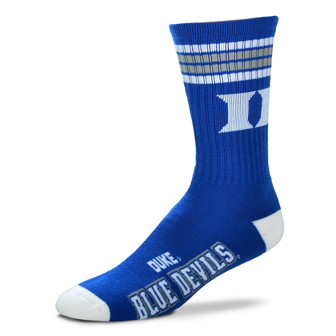 Duke Blue Devils 4 Stripe Deuce Socks - Large - UKASSNI
