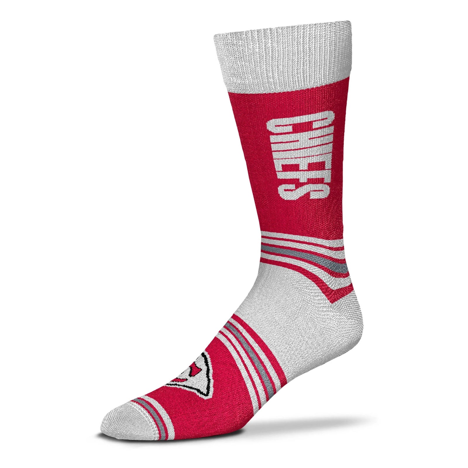 Kansas City Chiefs NFL Two-Pair Bare Feet Go Team Socks – One Size (UK Stock) - UKASSNI