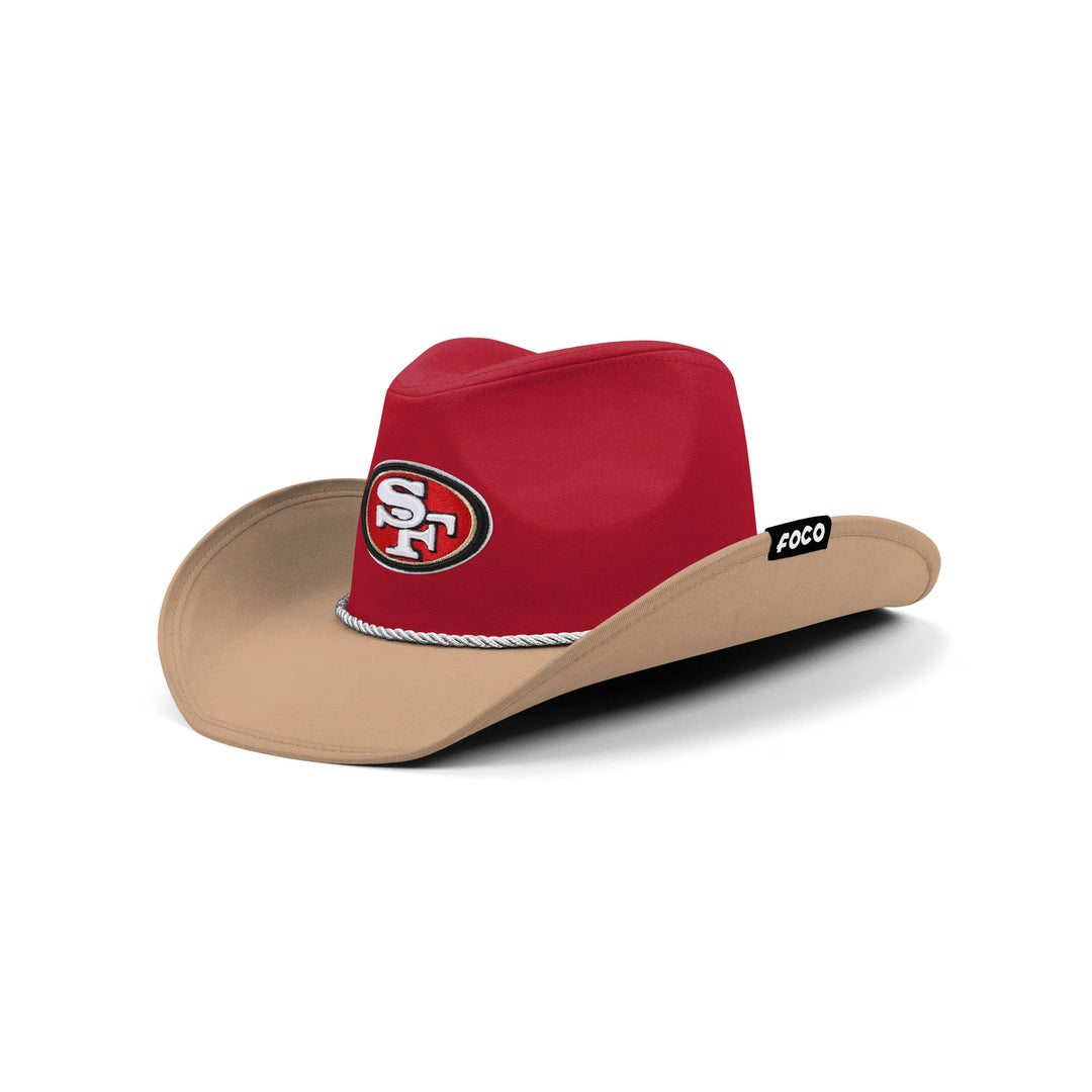 San Francisco 49ers NFL Two-Tone Cowboy Hat – UK Stock - UKASSNI