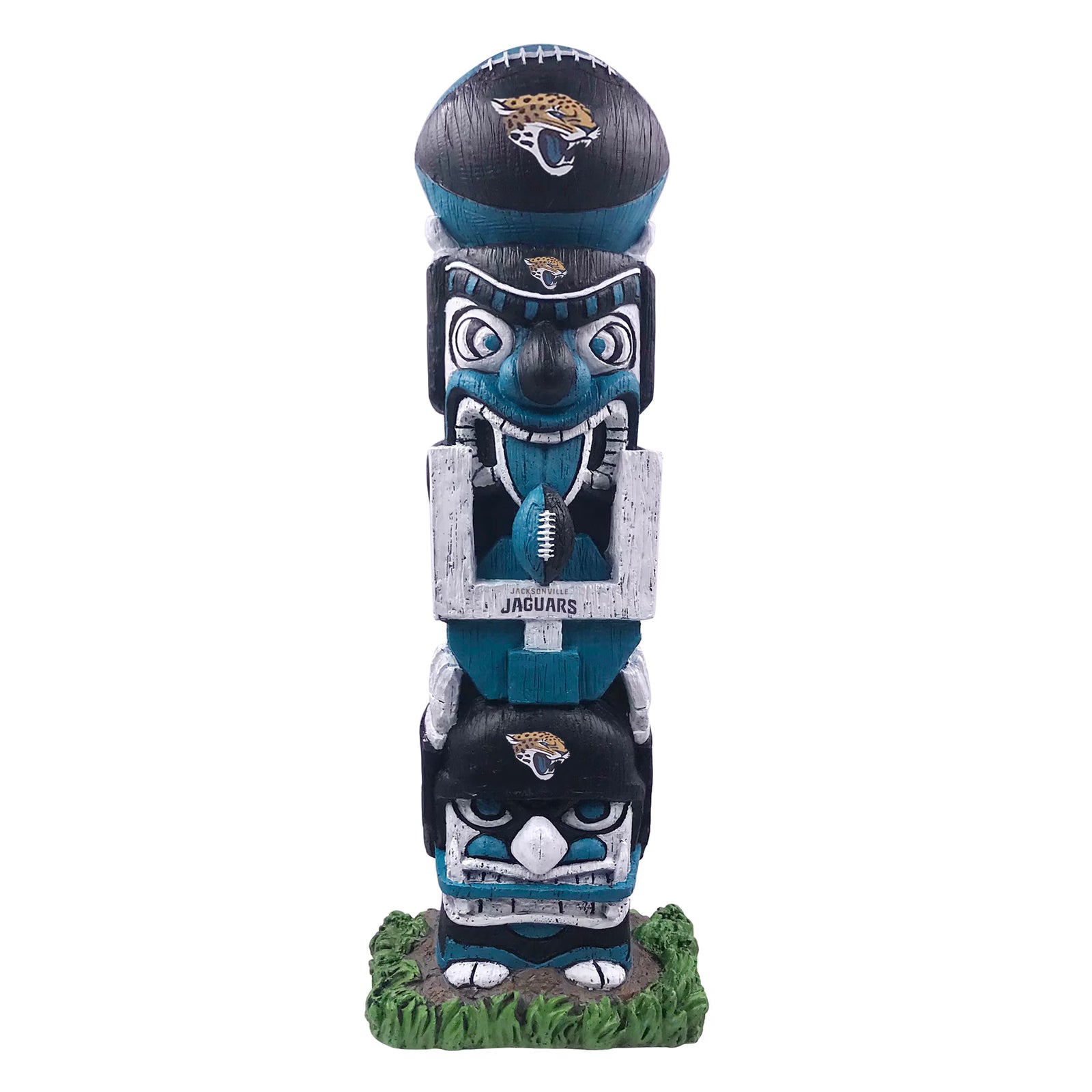 Jacksonville Jaguars 16″ Tiki Face Totem Pole Figurine – (UK Stock) - UKASSNI