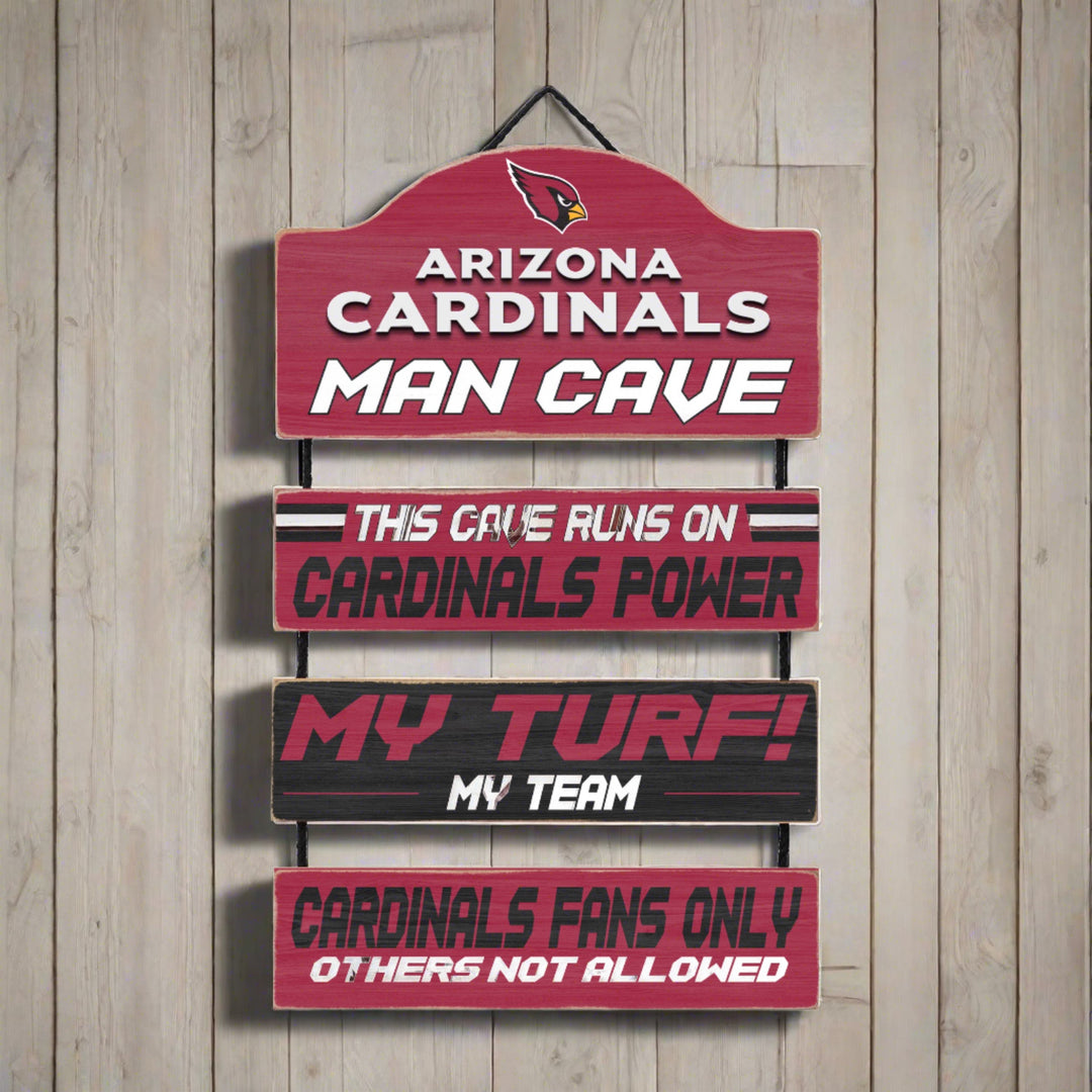 Arizona Cardinals Man Cave Dangle Sign - UKASSNI
