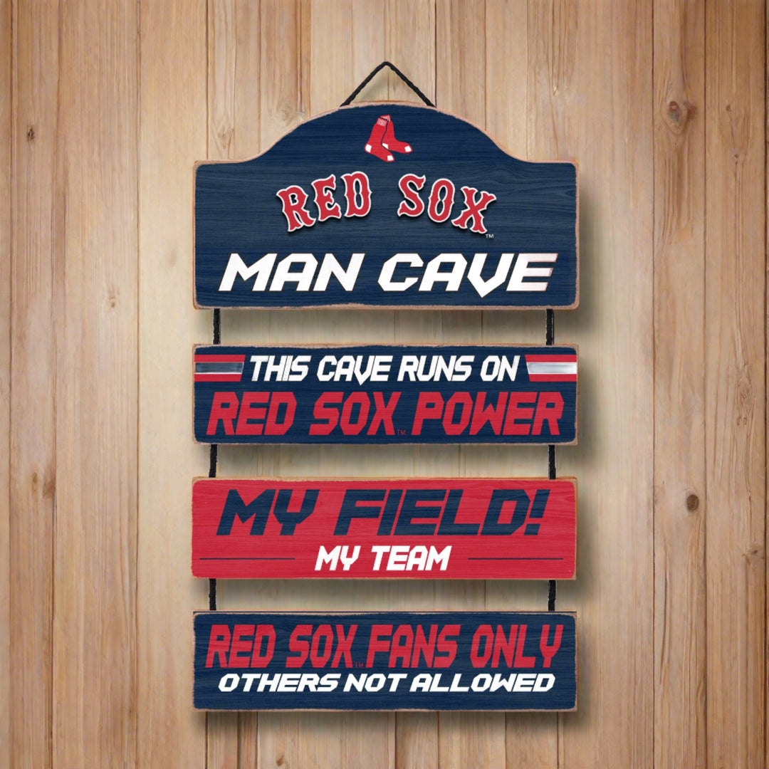Boston Red Sox Man Cave Dangle Sign - UKASSNI