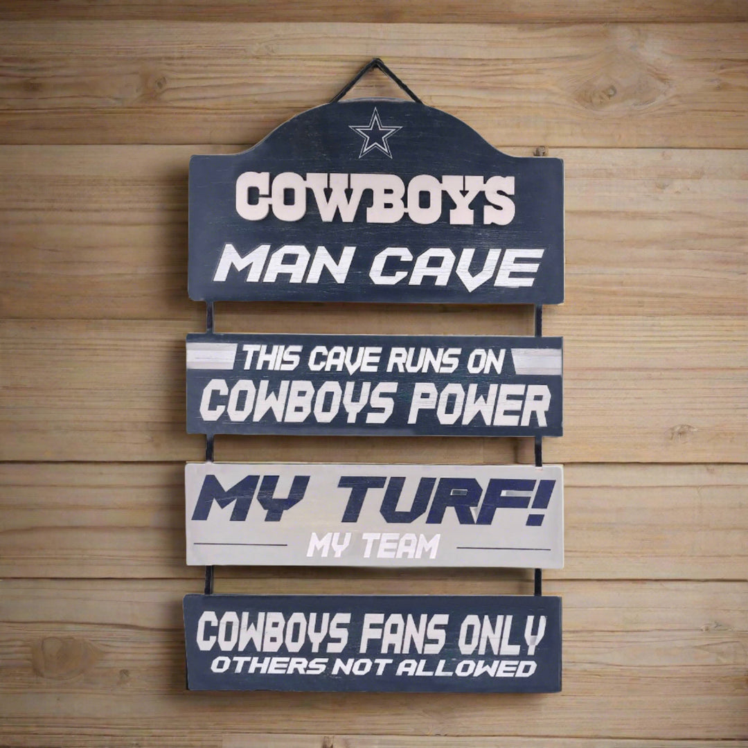 Dallas Cowboys UK Man Cave Dangle Sign - UKASSNI