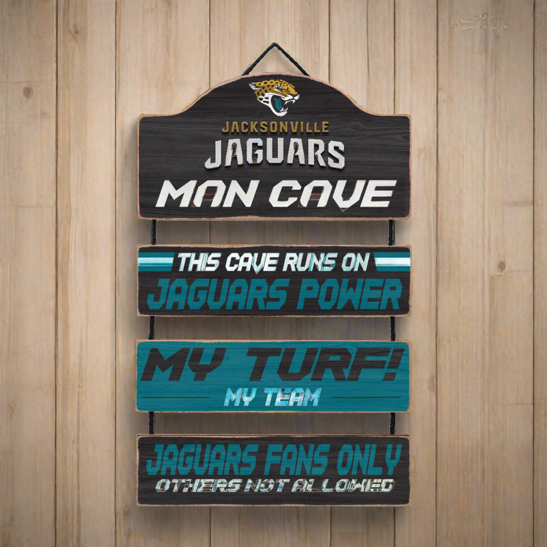 Jacksonville Jaguars Man Cave Dangle Sign - UKASSNI