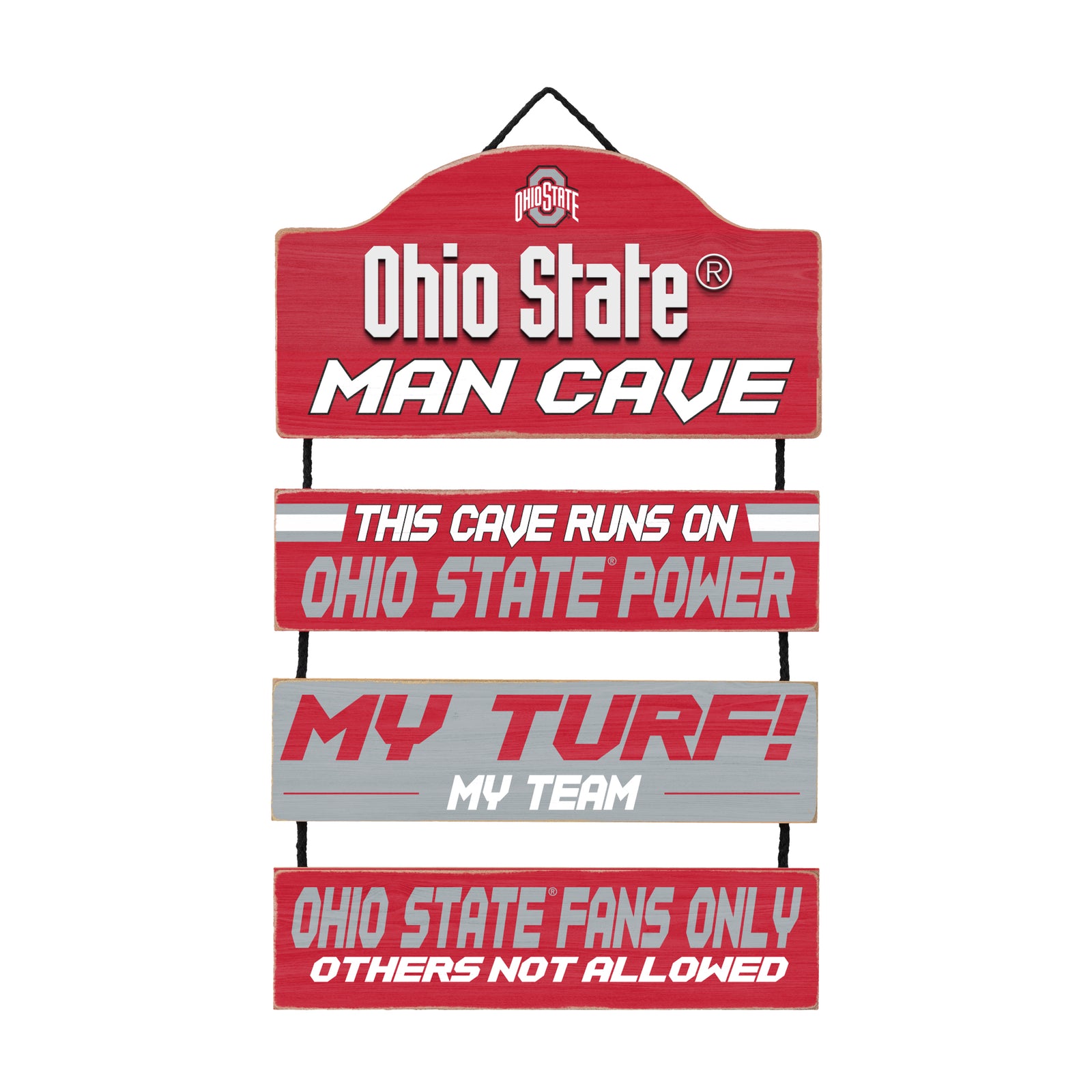 Ohio State Buckeyes NCAA UK Man Cave Dangle Sign (UK Stock) - UKASSNI