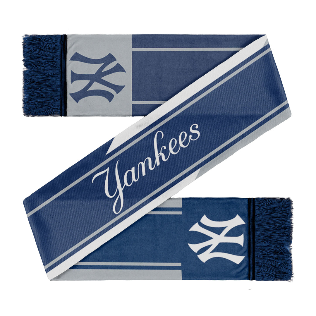 New York Yankees Colorwave Wordmark Scarf - UKASSNI
