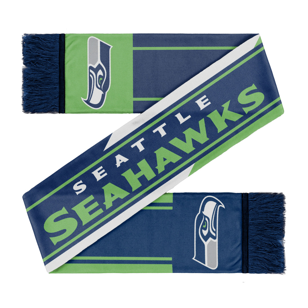Seattle Seahawks Colorwave Wordmark Scarf - UKASSNI