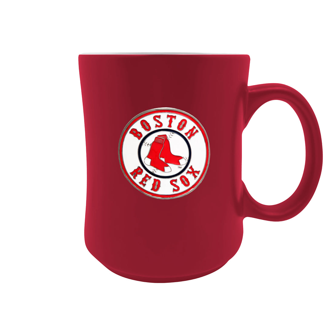 Boston Red Sox 19oz. Starter Mug - Metal Emblem Logo - UKASSNI