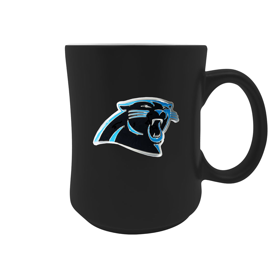 Carolina Panthers 19oz. Starter Mug - Metal Emblem Logo - UKASSNI